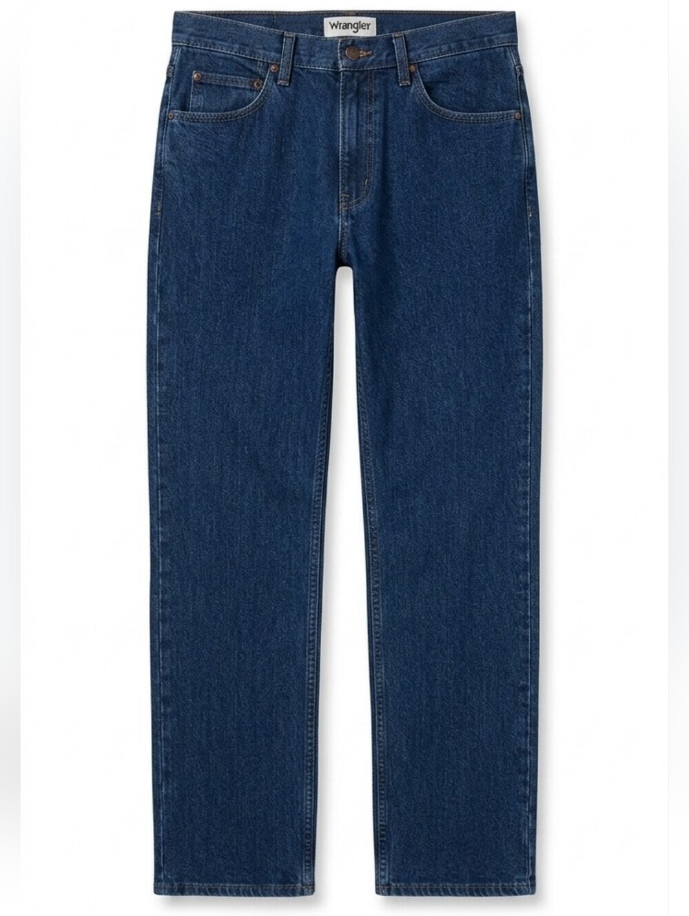 Wrangler Blue Classic Straight Fit Jeans